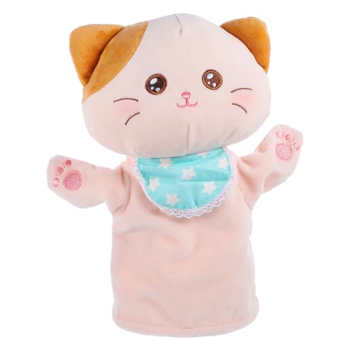 VANZACK Plüsch Katzenhandpuppe Für Interaktives Geschichtenerzählen Tierisches Handspielzeug Für Kreative Spielstunden Und Puppentheater von VANZACK