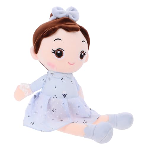 VANZACK Plüsch Mädchenpuppe Niedliches Für Jährige Cartoon Mädchenpuppe Mit Blumenrock Für Plüschige Kuschelpuppe Als Schlafkissen von VANZACK