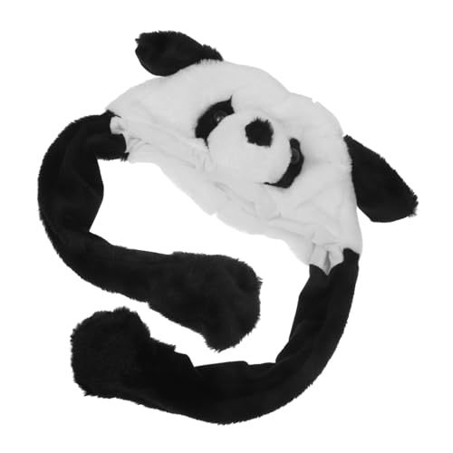 VANZACK Plüsch Panda Mütze mit Beweglichen Ohren Lustiger Cosplay Hut für Party und Karneval Weicher Tier-ohrenhut für Mädchen Leichte Strapazierfähige Kostüm-accessoire VANZACK Plüsch Panda Mütze mit Beweglichen Ohren Lustiger Cosplay Hut für Party und Karneval Weicher Tier-ohrenhut für Mädchen Leichte Strapazierfähige Kostüm-accessoire von VANZACK