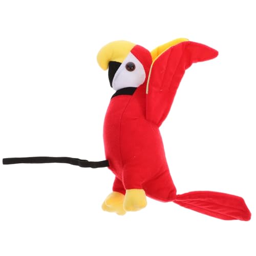 VANZACK Plüsch Papagei Der Schulter Flauschiges Stofftierspielzeug Für Piratenkostüm Accessoire Gefüllter Papagei VANZACK Plüsch Papagei Der Schulter Flauschiges Stofftierspielzeug Für Piratenkostüm Accessoire Gefüllter Papagei von VANZACK