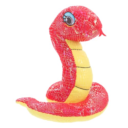 VANZACK Plüsch Schlangenspielzeug mit Pailletten Realistisches Stofftier Party Leicht und Kompakt und Geburtstagsgeschenk und Glitzernd von VANZACK