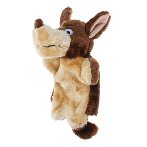 VANZACK Plüsch Tier Wolf Handpuppe Interaktives Eltern Junge Mädchen Cartoon Tierhandpuppe Für Kreatives Storytelling Weiches Plüschtier Für Rollenspiele Und Lernspiele von VANZACK