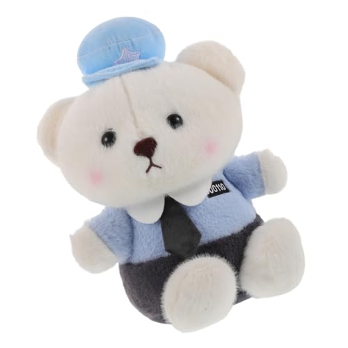 VANZACK Plüschbär Polizeibär Weiches Kuscheltier Verkehrssicherheit Lernspielzeug Kindergeburtstag Kuscheltier Junge Mädchen Gemütlich und Anschmiegsam von VANZACK