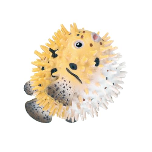 VANZACK Porcupine Fisch Realistische Meerestiere Modell Lernspielzeug Umweltbewusstsein Pädagogisch Robust Desktop Deko für Zuhause Garten von VANZACK