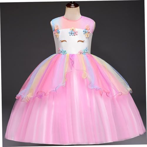 VANZACK Prinzessin Kleid mit Tüllrock und Goldfarbenem Haarband Atmungsaktiv Schnell Trocknend Festliches Party Kostüm für Mädchen Geeignet für Bühnenauftritte Geburtstage und VANZACK Prinzessin Kleid mit Tüllrock und Goldfarbenem Haarband Atmungsaktiv Schnell Trocknend Festliches Party Kostüm für Mädchen Geeignet für Bühnenauftritte Geburtstage und von VANZACK