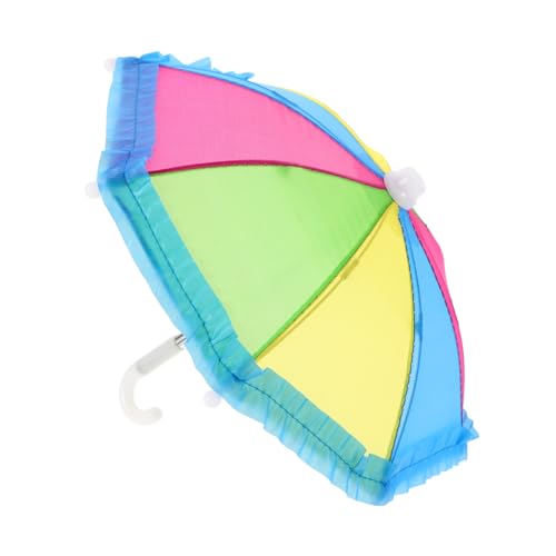 VANZACK Puppen Regenschirm Charmantes und Farbenfrohes Zubehör für Puppen Regenschirm für Kreative Spielideen Zufällige Farben VANZACK Puppen Regenschirm Charmantes und Farbenfrohes Zubehör für Puppen Regenschirm für Kreative Spielideen Zufällige Farben von VANZACK