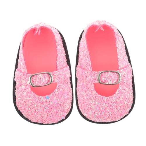 VANZACK Puppen Schuhe Glitzer Pailletten Miniatur Schuhe Modische Accessoires für Puppen Vielseitig für Puppenkleidung und Dekoration von VANZACK