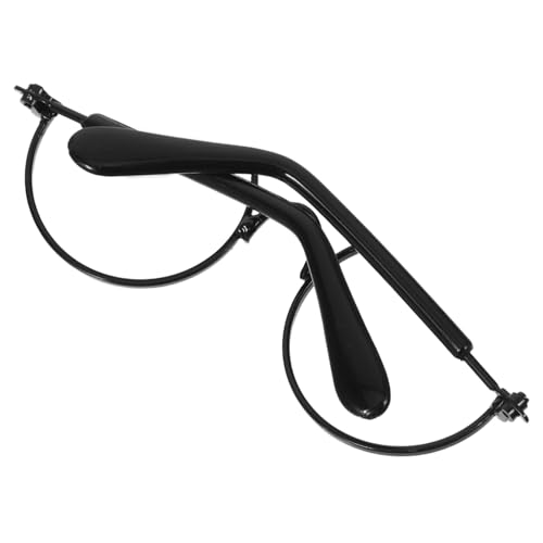 VANZACK Puppenbrille Metallrand Halbrahmen Kleine Brille für Puppenkostüm Elegant Robuster Draht Rahmen Accessoire für Stoffpuppen und Bastelbedarf von VANZACK