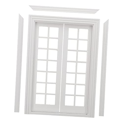 VANZACK Puppenhaus Doppeleröffnung DIY Tür Reinem Fächer Als Zubehör Für Mini House Gate Modelle Und Puppenhaus Szenen von VANZACK