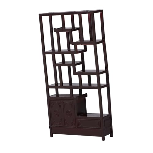 VANZACK Puppenhaus Möbel Vintage Display Regal Für Szenen Dekoratives Mini Möbelstück Für Puppenhaus Einrichtung von VANZACK