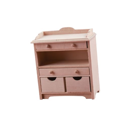 VANZACK Puppenhaus Zubehör Stabiles Geruchsfreies Lackierbares Möbelstück Kleine Figur Dekoration für DIY Puppenhaus Leichtes Fein Verarbeitetes Ornament von VANZACK