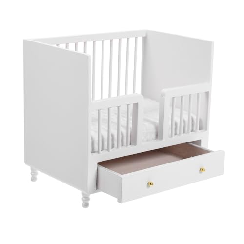VANZACK Puppenmöbel Für Kinderzimmer Weißes Mini Hausbett Mit Schützender Umrandung Für Kreative Spielwelten VANZACK Puppenmöbel Für Kinderzimmer Weißes Mini Hausbett Mit Schützender Umrandung Für Kreative Spielwelten von VANZACK