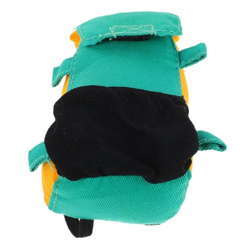 VANZACK Puppenrucksack Vielseitige Sportzubehör für Puppen für Kreative Rollenspiele und Miniatur Szenen Gelbgrüner Gym Bag von VANZACK