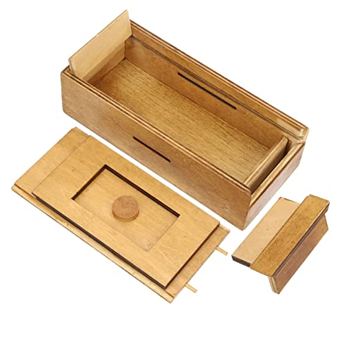 VANZACK Puzzle Holzkasten Für Kreatives Mit Geheimen Fächern Rätselbox Aus Holz Denkspielzeug Für Konzentration Und Problemlösungsfähigkeiten VANZACK Puzzle Holzkasten Für Kreatives Mit Geheimen Fächern Rätselbox Aus Holz Denkspielzeug Für Konzentration Und Problemlösungsfähigkeiten von VANZACK