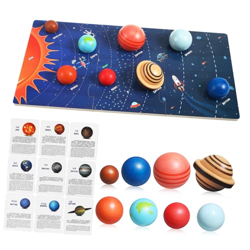 VANZACK Puzzle Solarsystem Planeten Lernspielzeug Für Pädagogisches Weltraumspielzeug Kognitiven Fähigkeiten Für Vorschulkinder Und Kleine Astronauten von VANZACK