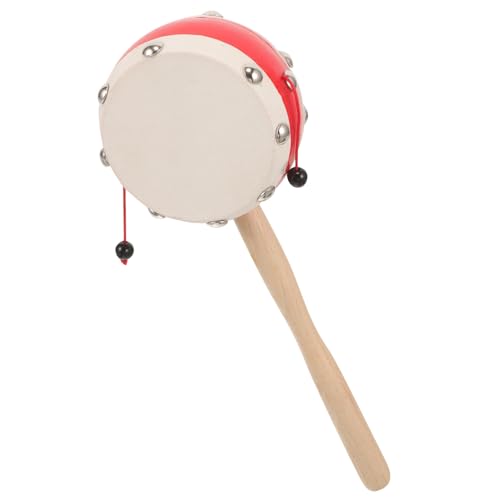 VANZACK Rassel Trommel Holztamburin für Kleinkinder Sicheres Schüttelspielzeug für Langlebiges Musikspielzeug Hand Auge Koordination und Eltern Interaktion VANZACK Rassel Trommel Holztamburin für Kleinkinder Sicheres Schüttelspielzeug für Langlebiges Musikspielzeug Hand Auge Koordination und Eltern Interaktion von VANZACK