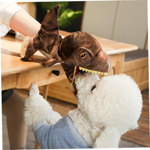 VANZACK Realistische Dinosaurier Handpuppe aus Sanft und Waschbar Interaktives für Erwachsene Rollenspiel Erzählspielzeug für Jungen und Mädchen von VANZACK