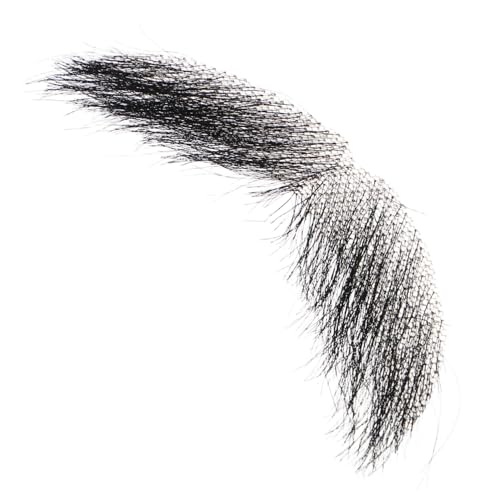 VANZACK Realistische Fake aus Echtem Haar Bequemer Herren Schnurrbart für Halloween Cosplay Theater Einfach Anzubringen Entfernen Natürliche Schwarze -Accessoires für Männer VANZACK Realistische Fake aus Echtem Haar Bequemer Herren Schnurrbart für Halloween Cosplay Theater Einfach Anzubringen Entfernen Natürliche Schwarze -Accessoires für Männer von VANZACK