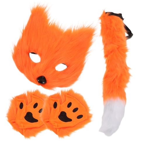 VANZACK Realistische Fuchsmaske mit und Handschuhen Set Leichtes Flexibles Fuchskostüm für Erwachsene für Halloween Karneval und Cosplay events Angenehm Tragbar und Bequem VANZACK Realistische Fuchsmaske mit und Handschuhen Set Leichtes Flexibles Fuchskostüm für Erwachsene für Halloween Karneval und Cosplay events Angenehm Tragbar und Bequem von VANZACK