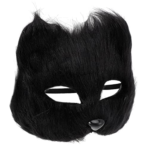 VANZACK Realistische Halloween Tiermaske Fuchs Halbgesicht mit Fell Leichte Kunststoffmaske mit Elastischem Band für Damen und Herren für Kostüm Cosplay Maskerade und Party VANZACK Realistische Halloween Tiermaske Fuchs Halbgesicht mit Fell Leichte Kunststoffmaske mit Elastischem Band für Damen und Herren für Kostüm Cosplay Maskerade und Party von VANZACK