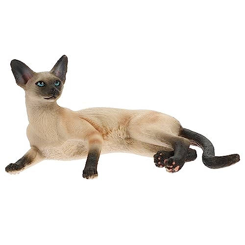 VANZACK Realistische Siamkatze Deko Figur Plastikkatzendekoration Für Zuhause Hochwertige Tischkatze Ornamente Niedliche Katzenfigur Als Geschenkoption VANZACK Realistische Siamkatze Deko Figur Plastikkatzendekoration Für Zuhause Hochwertige Tischkatze Ornamente Niedliche Katzenfigur Als Geschenkoption von VANZACK