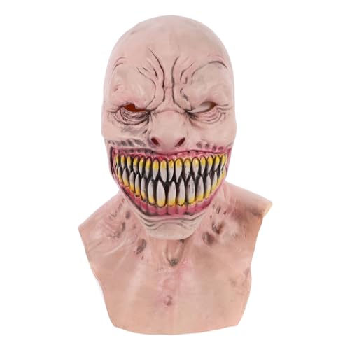 VANZACK Realistische Teufel Vollgesichtsmaske für Erwachsene Gruseliges Halloween Cosplay Detailreiches Design Bequemes Tragen für Halloweenpartys und Maskeraden VANZACK Realistische Teufel Vollgesichtsmaske für Erwachsene Gruseliges Halloween Cosplay Detailreiches Design Bequemes Tragen für Halloweenpartys und Maskeraden von VANZACK