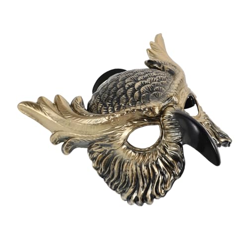 VANZACK Realistische Tier-cosplay-maske Eulengesicht mit Filigraner Handwerkskunst Detailreiche Festliche Augenmaske für Halloween Themenpartys und Cosplay-veranstaltungen von VANZACK