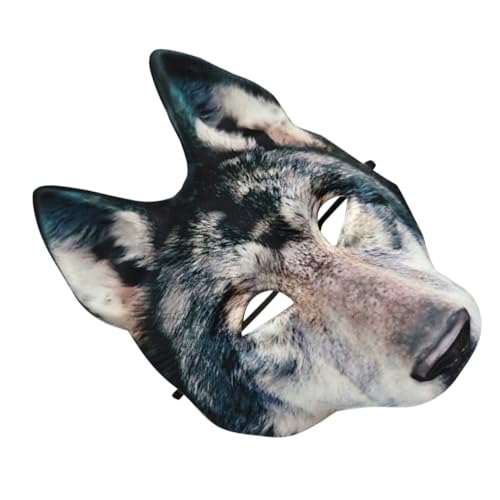 VANZACK Realistische Wolf Für Halloween Tier Kostüm Maske Für Halloween Partys Cosplay Gruselige Tiermaske Für Feierlichkeiten von VANZACK