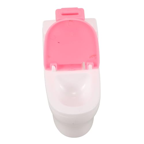 VANZACK Realistischer Puppenhaus Toilettenpapierhalter Simuliertes Toilette für Fantasievolles Niedliches Badezimmerzubehör für Puppenhaus Dekorationen von VANZACK
