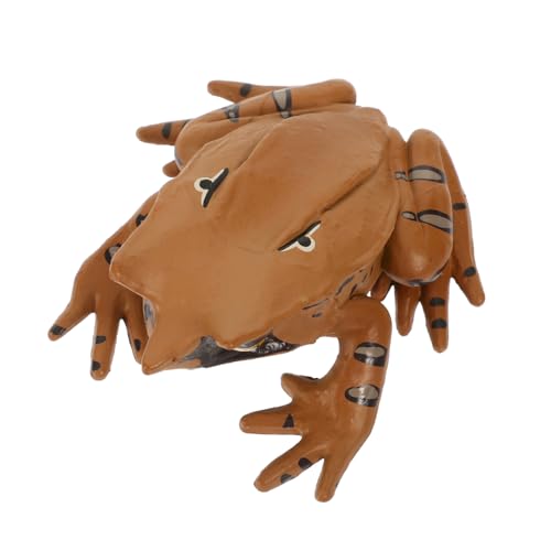 VANZACK Realistisches Froschmodell Aus Kunststoff Dekorative Froschfigur Für Schreibtisch Kognitives Für Lernspielzeug Geschenkidee von VANZACK