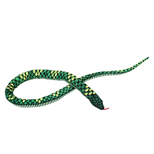 VANZACK Realistisches Großes Plüschtier Schlange Kuscheltier Lebensechte Stofftierschlange mit Detailreicher Umweltfreundlich und Geruchlos als Deko und Halloween Requisite VANZACK Realistisches Großes Plüschtier Schlange Kuscheltier Lebensechte Stofftierschlange mit Detailreicher Umweltfreundlich und Geruchlos als Deko und Halloween Requisite von VANZACK