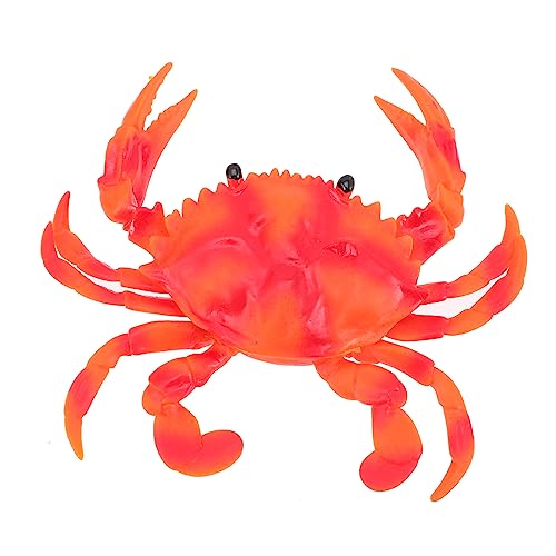 VANZACK Realistisches Krabbenmodell mit Quietscher Marines Meerestier für Aquarium Dekoration Edukatives Lernspielzeug zur Meereswelt Erkennung VANZACK Realistisches Krabbenmodell mit Quietscher Marines Meerestier für Aquarium Dekoration Edukatives Lernspielzeug zur Meereswelt Erkennung von VANZACK