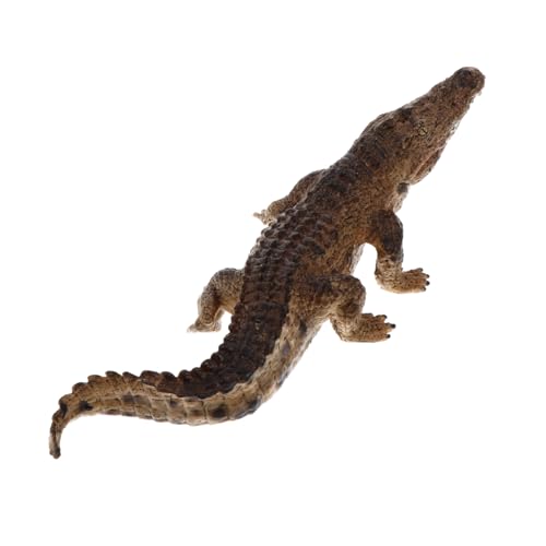 VANZACK Realistisches Krokodilmodell für Tragbares Edukatives Tierornament Pädagogisches Lernspielzeug für Frühe Detailgetreue Nachbildung für Kognitives Spiel und Dekoration von VANZACK