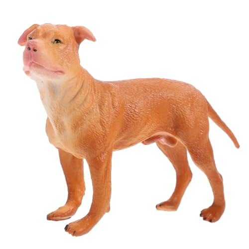 VANZACK Realistisches Kunststoff Hunde Modell Simulation Tierfigur Lebensechte Miniatur für Pädagogisches Lernspielzeug Detailgetreues Fake Hunde Modell Leicht und Farbenfroh von VANZACK
