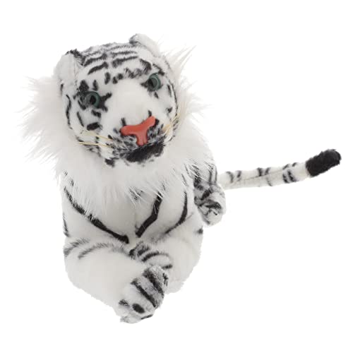 VANZACK Realistisches Stofftier Tiger Plüschtier Kuscheltier Weiches Simulationstier Dekoration für Schlafzimmer Wohnzimmer von VANZACK