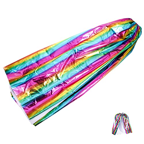 VANZACK Regenbogen Cape Dekoratives Regenbogen Kostüm Für Partys Karneval Halloween Unisex Umhang von VANZACK