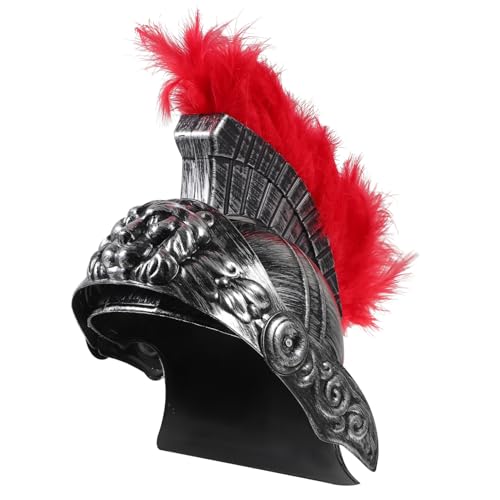 VANZACK Römischer Soldatenhelm mit Federbusch Realistisches Cosplay Headgear für Historische Partys Kostüme und Theateraufführungen Leicht und Atmungsaktiv von VANZACK
