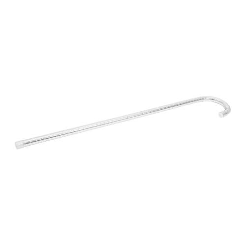 VANZACK Rollenspiel-Krücken Süßigkeiten Requisiten Schaukelanker Kostümpersonal Kinderstockspielzeug Party zubehör Cosplay Halloween-Krückenstütze Gehstock-Zubehör für Bauchtanz PVC Silver von VANZACK