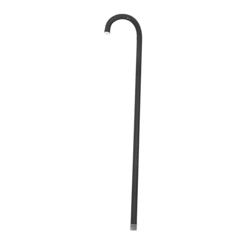 VANZACK Rollenspiel-krücken Schals Tanzbänder Für Kostüm Leistungsstock Trick Tanzrequisiten Bändertanzstäbe Für Jazz-Tanz-Requisite Tanzstock Party Stütze PVC Black von VANZACK