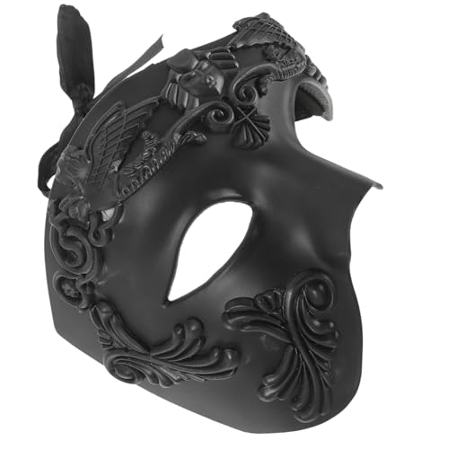 VANZACK Roman Soldaten Maske Halloween Masquerade Ball Halbgesichtsmaske für Herren Leichte Kunststoffmaske mit Feiner Verarbeitung und Vintage Design für Karneval und Cosplay Partys VANZACK Roman Soldaten Maske Halloween Masquerade Ball Halbgesichtsmaske für Herren Leichte Kunststoffmaske mit Feiner Verarbeitung und Vintage Design für Karneval und Cosplay Partys von VANZACK