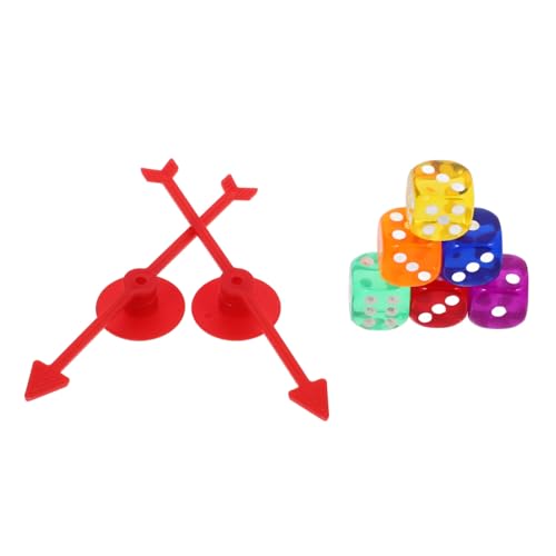 VANZACK Rotierender Spielzeiger Kunststoffpfeile Teiliges mit Pfeilen und Bunten Würfeln für Brettspiele Kompakt Auffällig Vielseitig Einsetzbar für Spiele und Events VANZACK Rotierender Spielzeiger Kunststoffpfeile Teiliges mit Pfeilen und Bunten Würfeln für Brettspiele Kompakt Auffällig Vielseitig Einsetzbar für Spiele und Events von VANZACK