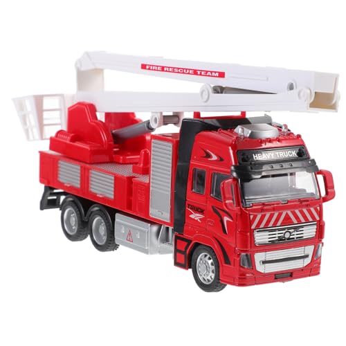 VANZACK Rückzieher Fahrzeug Mit Beweglicher Funktion Realistische Gestaltung Und Lehrreiche Simulation Für Kleinen Feuerwehrmann Für Jungen von VANZACK