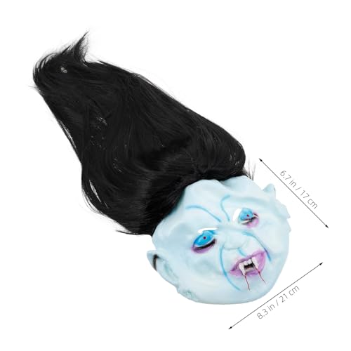 VANZACK Scary Halloween Maske Erwachsene Gruselige Vollgesichtsmaske mit Langhaar für Cosplay und Horror Partys Vielseitige Bequeme Horror Maske Halloween Requisit VANZACK Scary Halloween Maske Erwachsene Gruselige Vollgesichtsmaske mit Langhaar für Cosplay und Horror Partys Vielseitige Bequeme Horror Maske Halloween Requisit von VANZACK