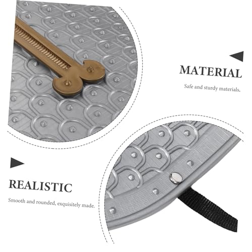 VANZACK Schild Retro Stil Rollenspiel Schild Kostüm Party Zubehör Robustes Kunststoffspielzeug Fördert Fantasie und Motorische Fähigkeiten Eltern Junge Mädchen Spiel von VANZACK