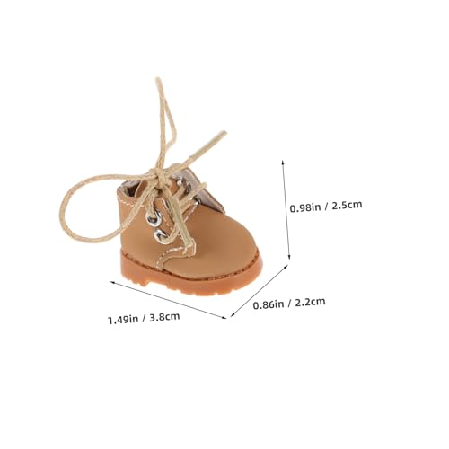 VANZACK Puppenschuhe Mit Einstellbaren Schnürsenkeln Süße Proportionierte Schuhe Für Puppen Für Spiele Fotografie Und Dekorative Zwecke Hellbraun VANZACK Puppenschuhe Mit Einstellbaren Schnürsenkeln Süße Proportionierte Schuhe Für Puppen Für Spiele Fotografie Und Dekorative Zwecke Hellbraun von VANZACK