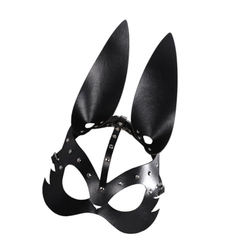 VANZACK Schwarze Hasenohren für Erwachsene Halbgesichts Kostümzubehör Vintage Stil Komfortabel und Vielseitig für Halloween Ostern Maskenball und Karneval VANZACK Schwarze Hasenohren für Erwachsene Halbgesichts Kostümzubehör Vintage Stil Komfortabel und Vielseitig für Halloween Ostern Maskenball und Karneval von VANZACK