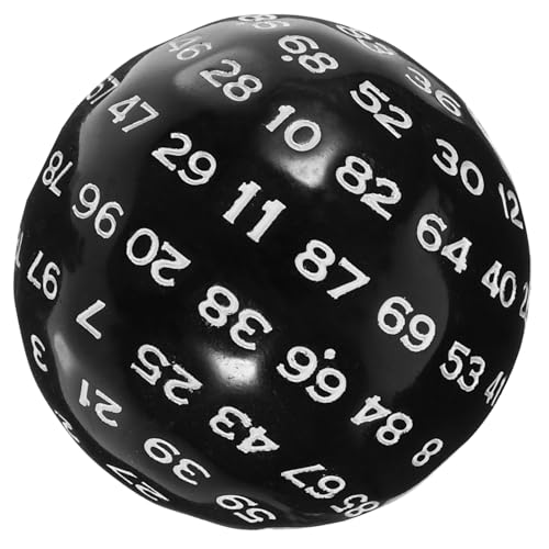 VANZACK Seitiger Acryl Würfel Kugelförmiger Polyedrischer Spielwürfel für RPG Party Lernspiel und Tischspiele Leicht Glatte Oberfläche für Erwachsene und Familienveranstaltungen von VANZACK
