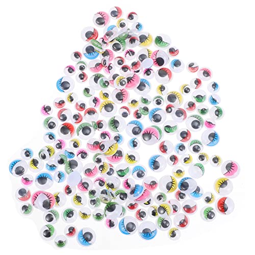 VANZACK Selbstklebende Bewegliche Puppenaugen Sticker Farbige DIY Augenaufkleber für Bastelarbeiten Langlebige Materialien für Puppen Tonfiguren und Kreatives Handwerk von VANZACK