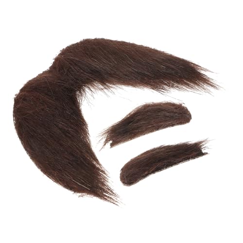 VANZACK Selbstklebender Schnurrbart und Augenbrauen für Herren Old Man Beard Cosplay Zubehör Komfortabel Langlebig Vielseitig für Halloween Karneval Kostüm Lustige Verkleidung VANZACK Selbstklebender Schnurrbart und Augenbrauen für Herren Old Man Beard Cosplay Zubehör Komfortabel Langlebig Vielseitig für Halloween Karneval Kostüm Lustige Verkleidung von VANZACK