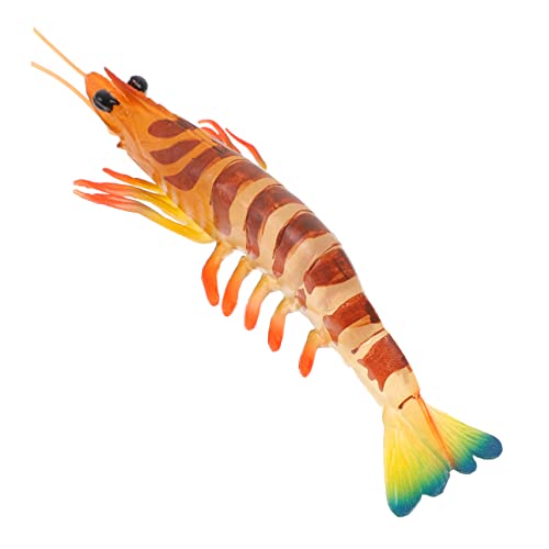 VANZACK Simulation Realistic Shrimp Modell Lebensechte Garnelenfigur für Dekoration und Lernspielzeug für Tierfigur von VANZACK